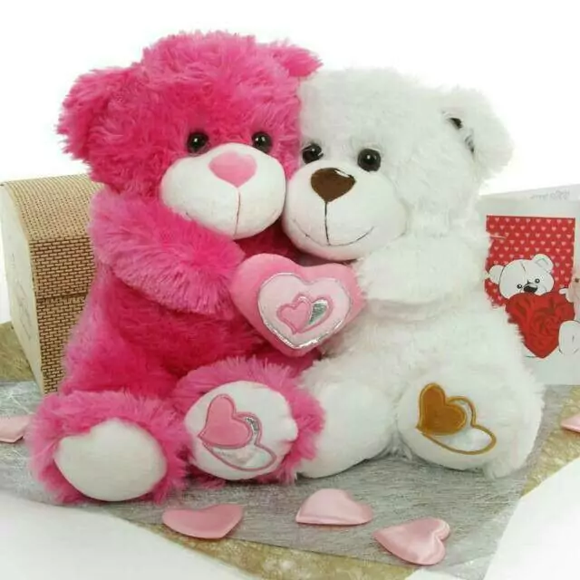 wallpaper pink teddy bear